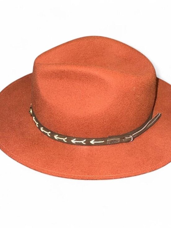 Conner Women\'s Mt. Warning Wool Boho Hat Rust Orange XL main image 4